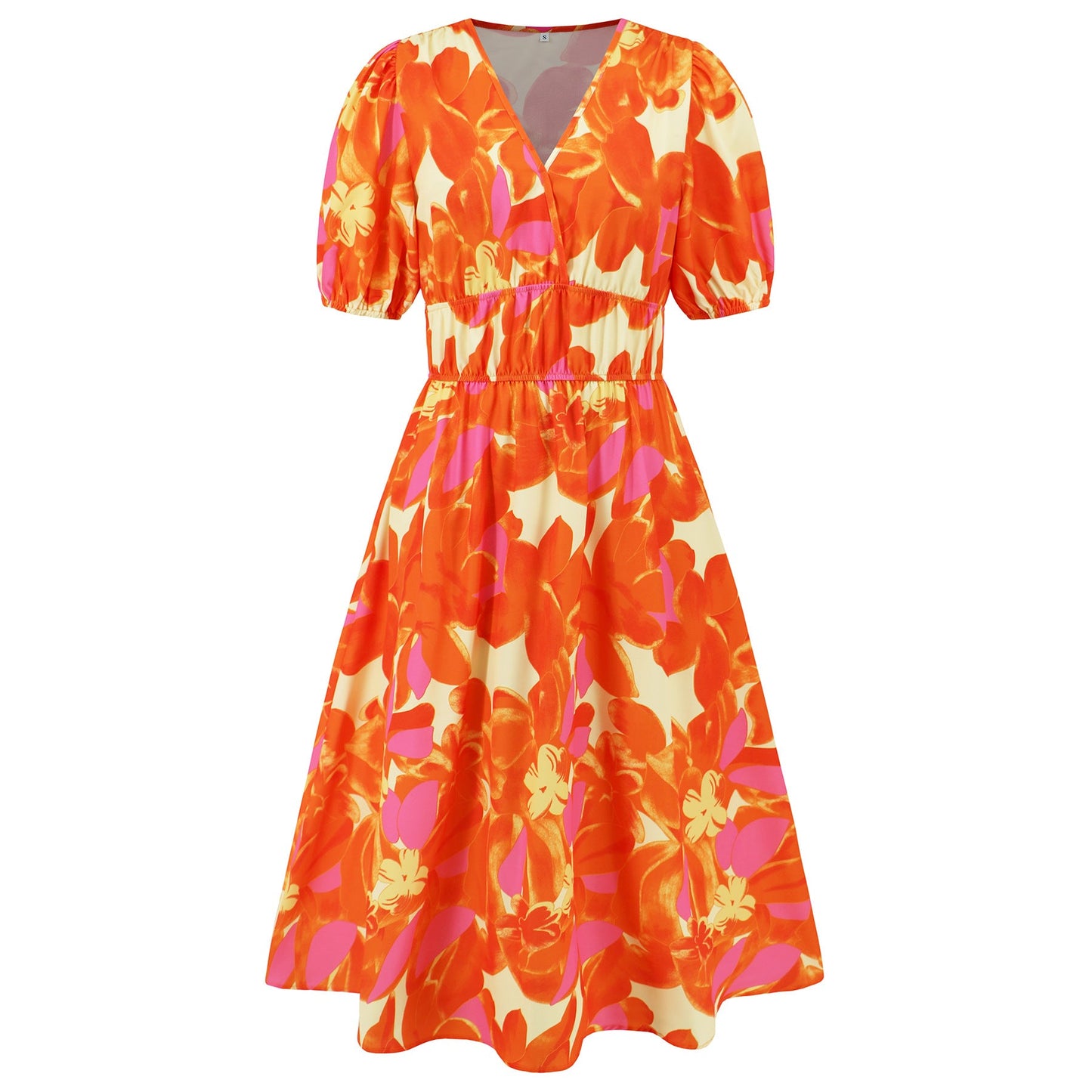 Bohemian Floral V-Neck Dress by Sophie Laurie