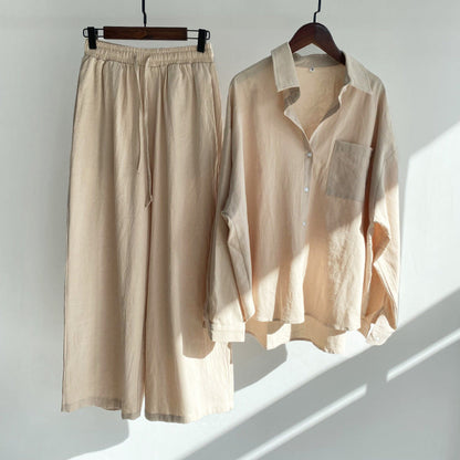 Relaxed Cotton Linen Set by Sophie Laurie