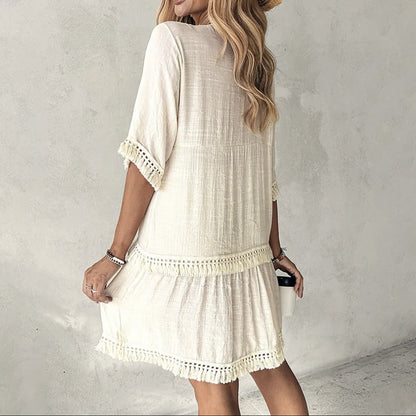 Chic V-Neck Summer Dress Sophie Laurie