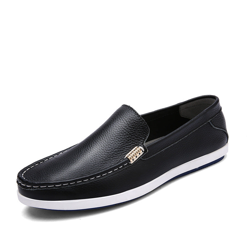Breathable Leather Loafers Sophie Laurie Men’s Shoes
