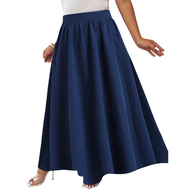 Elegant Navy Flare Skirt by Sophie Laurie