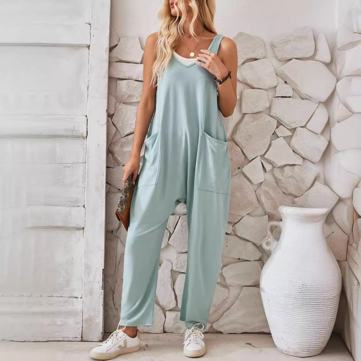 Pinterest-Inspired Sophie Laurie Pocket Jumpsuit