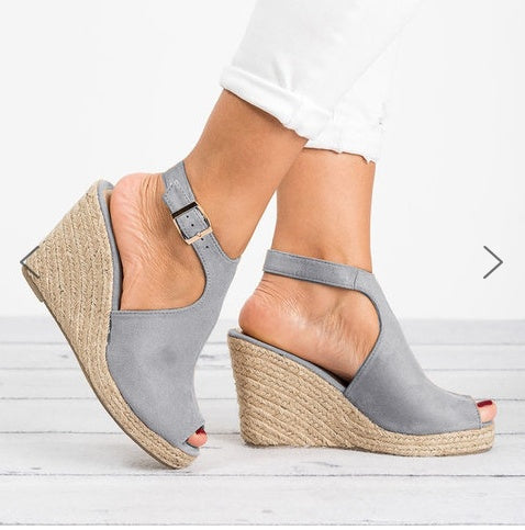 Chic Platform Wedge Sandals Sophie Laurie