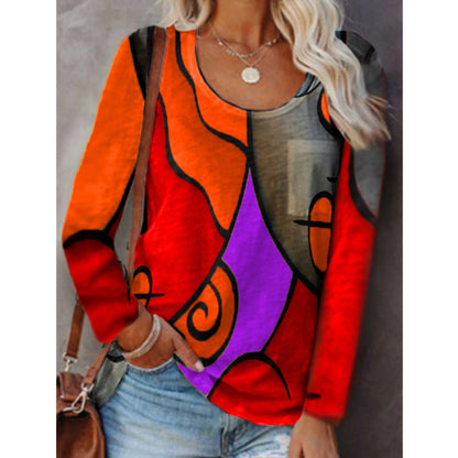 Colorblock Long Sleeve Top by Sophie Laurie