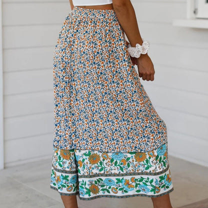 Floral Print Sophie Laurie Straight-Leg Pants