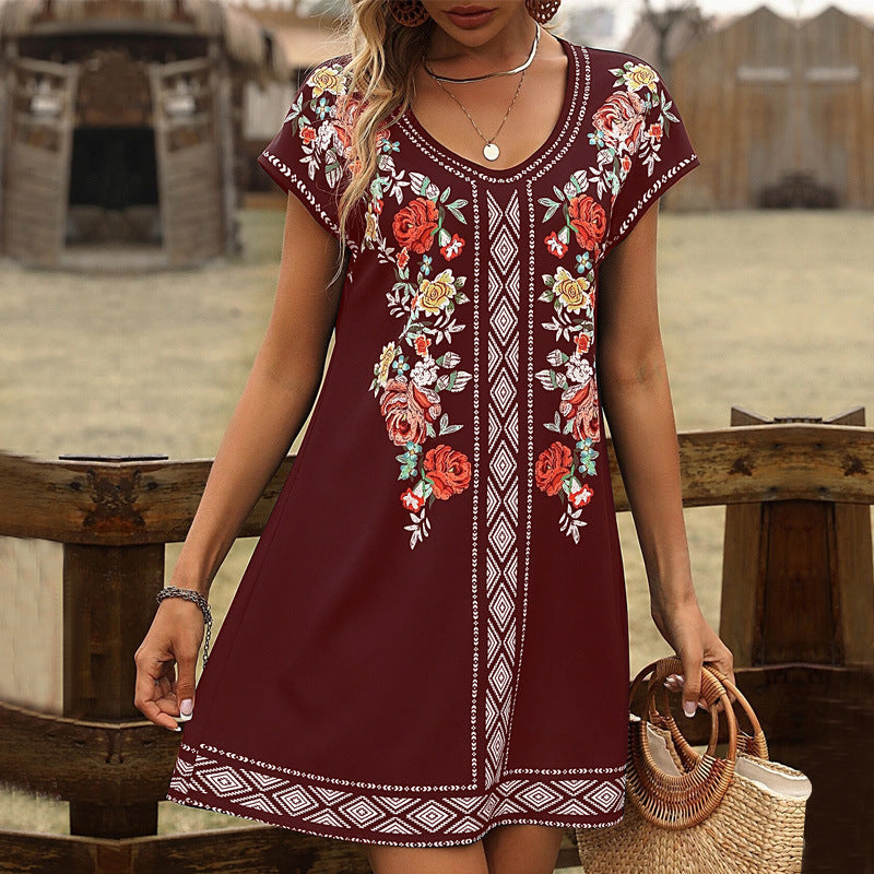Floral Print Sophie Laurie Summer Casual Dress