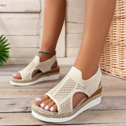 Breathable Wedge Sandals by Sophie Laurie