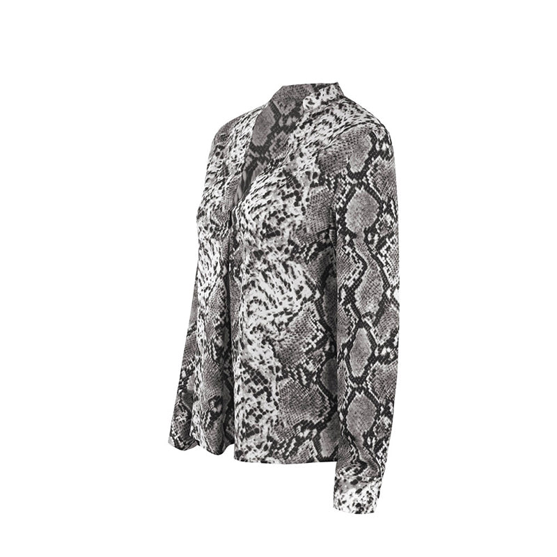 Chic Leopard Print Sophie Laurie Button-Up Top