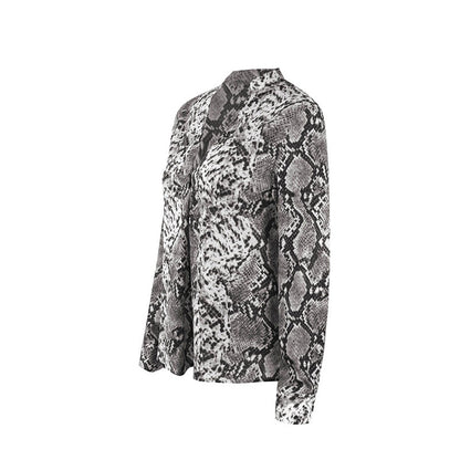 Chic Leopard Print Sophie Laurie Button-Up Top