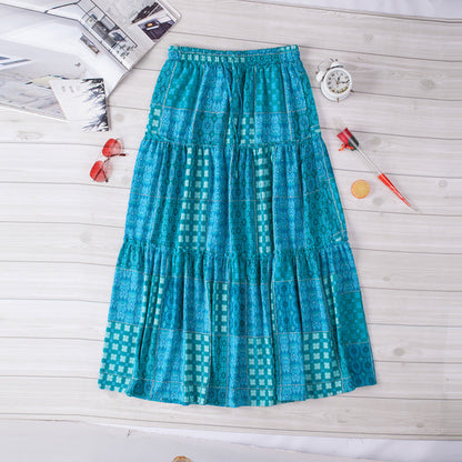 Bohemian Print Sophie Laurie Maxi Skirt