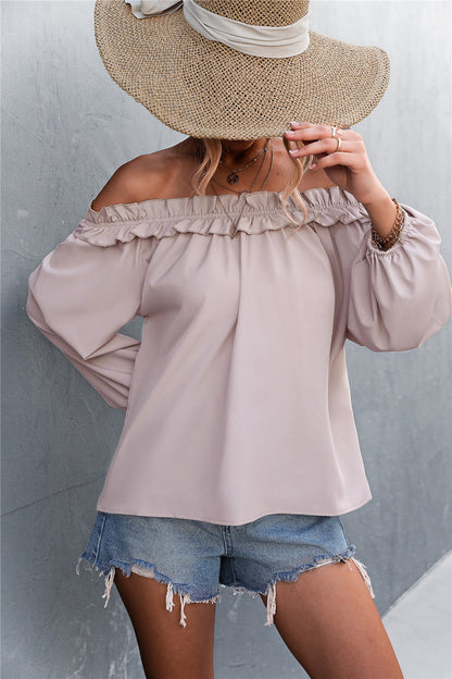 Chic Off-Shoulder Lantern Sleeve Top Sophie Laurie