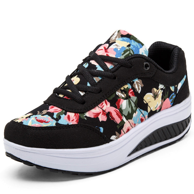 Floral Canvas Sophie Laurie Breathable Sneakers