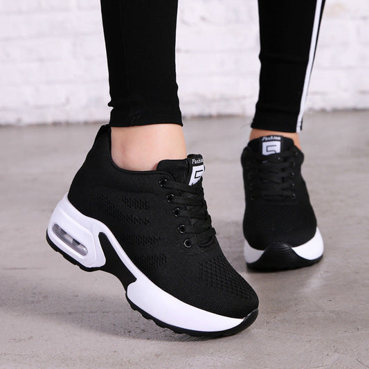 Breathable Mesh Platform Sneakers Sophie Laurie