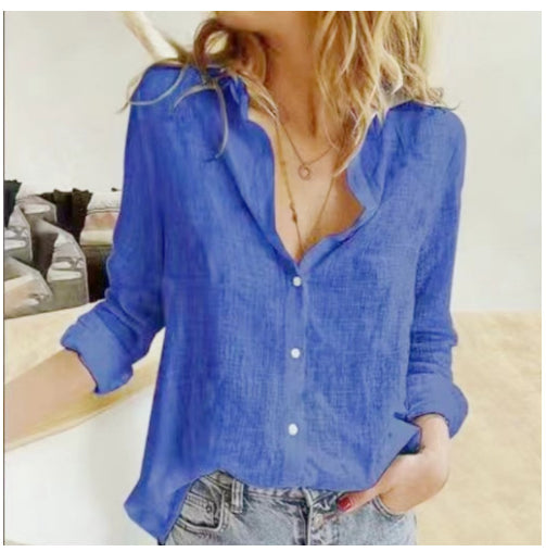Relaxed Fit Sophie Laurie Lapel Cardigan Blouse