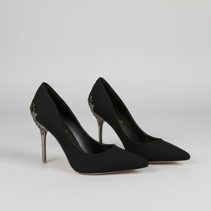 Elegant Suede High Heels by Sophie Laurie