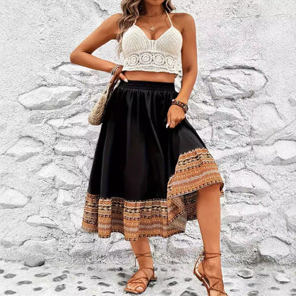 Boho A-Line Maxi Skirt by Sophie Laurie