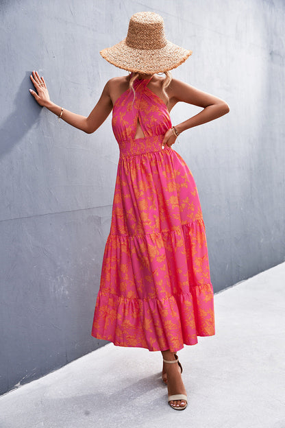 Chic Halter Backless Dress by Sophie Laurie