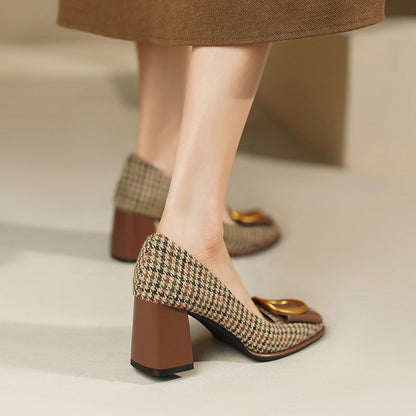 Chic Bow Metal Heels by Sophie Laurie