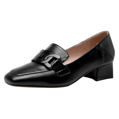 Retro Chunky Heel Pumps by Sophie Laurie