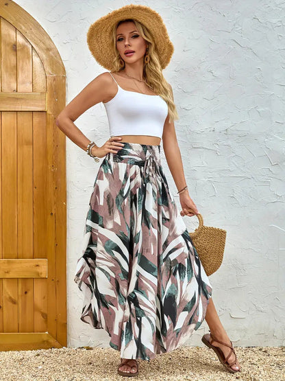 Boho Floral Sophie Laurie A-Line Skirt