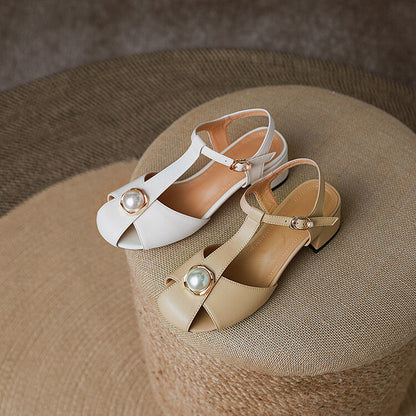 Chic T-Strap Sophie Laurie Summer Sandals