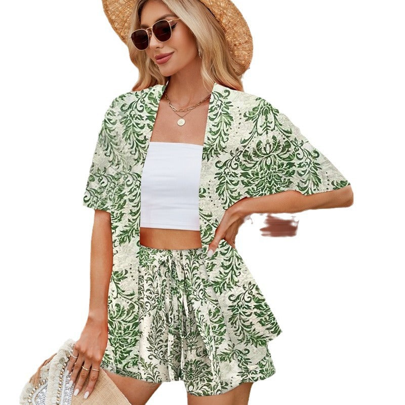 Floral Print Sophie Laurie Summer Shirt Set
