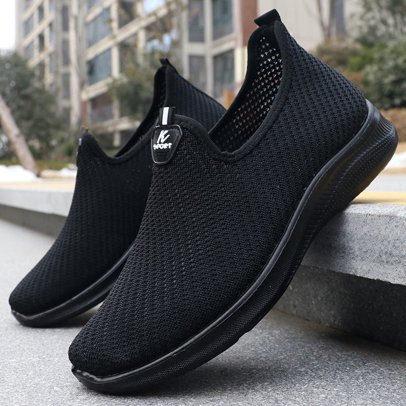 Breathable Sophie Laurie Men's Flyknit Sneakers