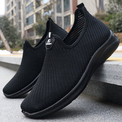 Breathable Sophie Laurie Men's Flyknit Sneakers