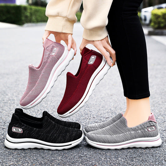 Breathable Slip-On Sneakers by Sophie Laurie