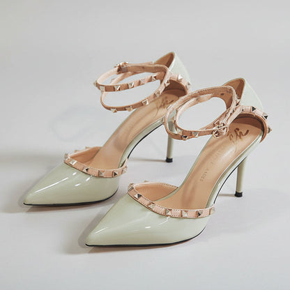 Chic Rivet High Heels by Sophie Laurie
