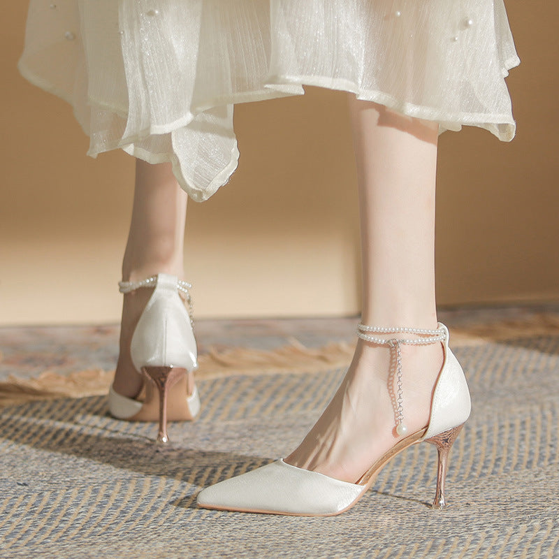 Elegant Sophie Laurie Stiletto Buckle Sandals