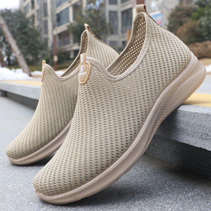 Breathable Sophie Laurie Men's Flyknit Sneakers