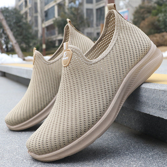 Breathable Sophie Laurie Men's Flyknit Sneakers