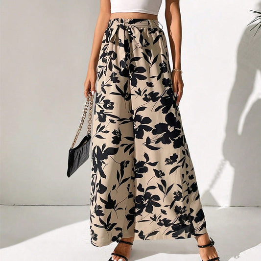 Floral High Waist Wide Leg Pants by Sophie Laurie