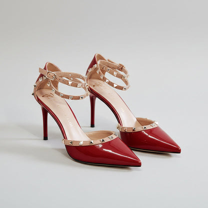 Chic Rivet High Heels by Sophie Laurie
