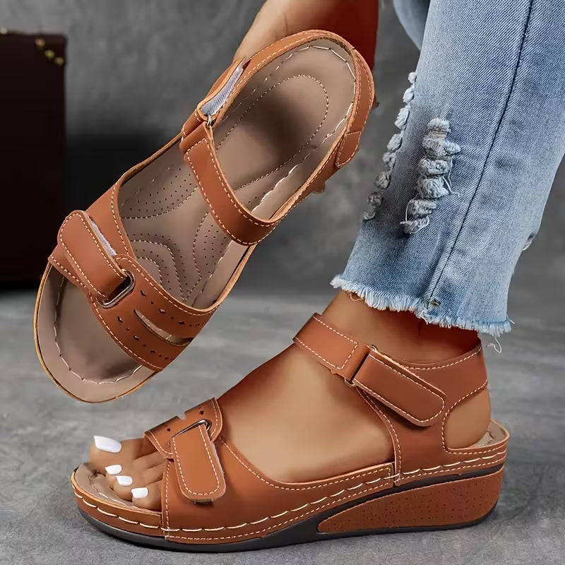 Comfort Wedge Sophie Laurie Perfect-Fit Strap Sandals