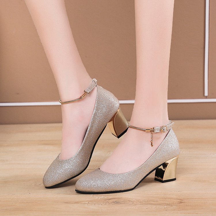 Elegant Sophie Laurie Chunky Heel Pumps