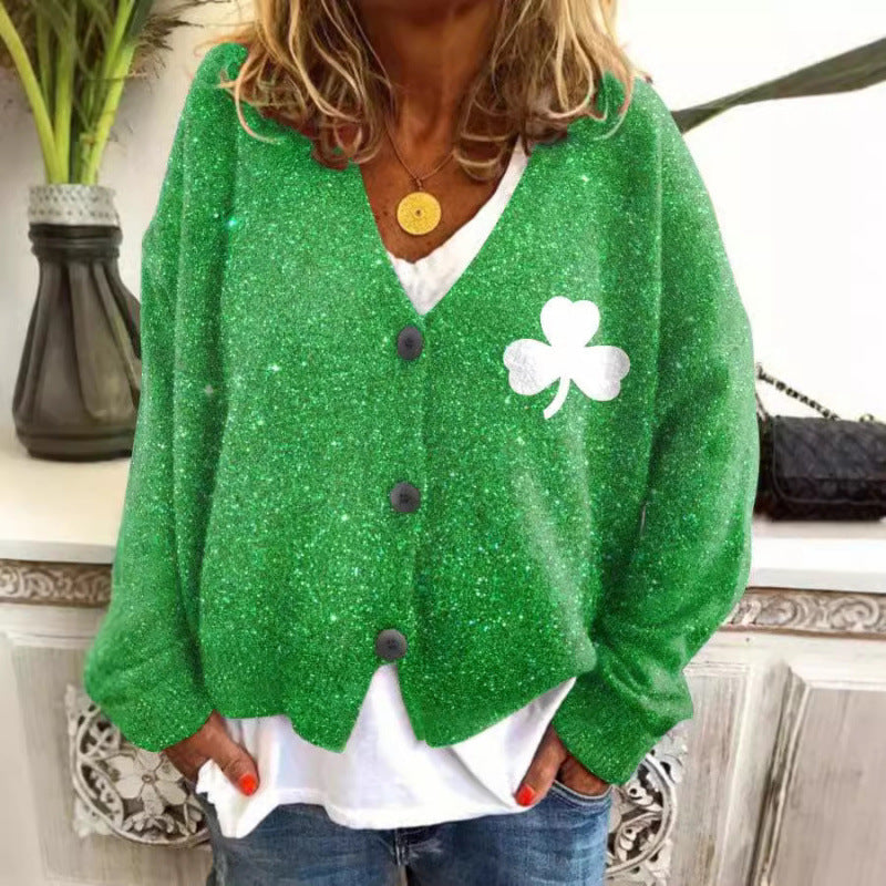 Vibrant Abstract Sophie Laurie Casual Cardigan