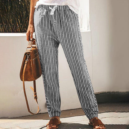 Pinterest-Inspired Sophie Laurie Striped Wide-Leg Pants