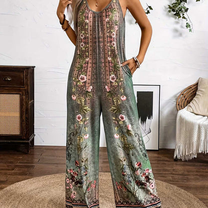 Boho Floral Sophie Laurie Printed Jumpsuit