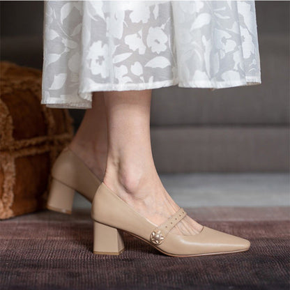 Classic Mary Jane Heels by Sophie Laurie