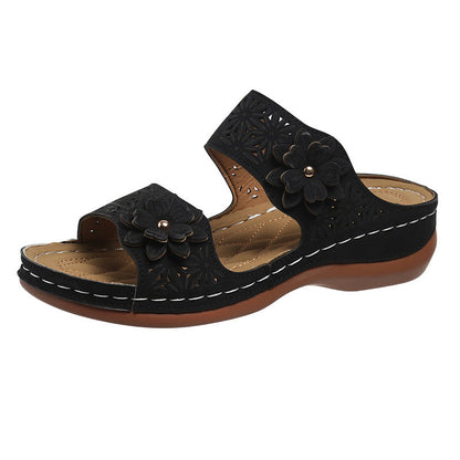 Pinterest-Inspired Sophie Laurie Floral Flat Sandals