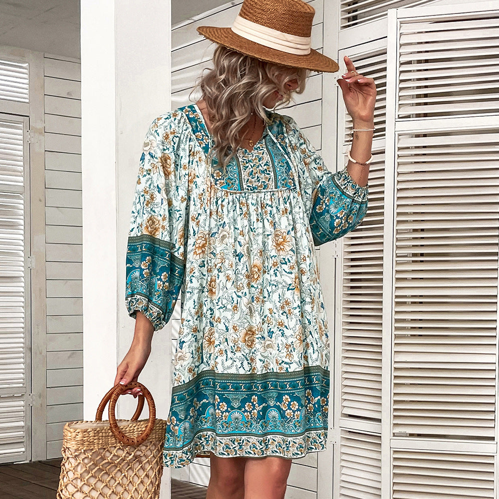 Boho Floral Sophie Laurie Summer Dress