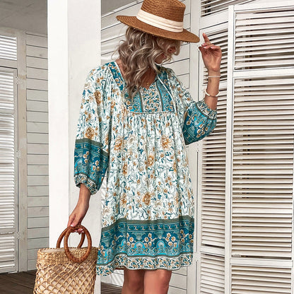 Boho Floral Sophie Laurie Summer Dress