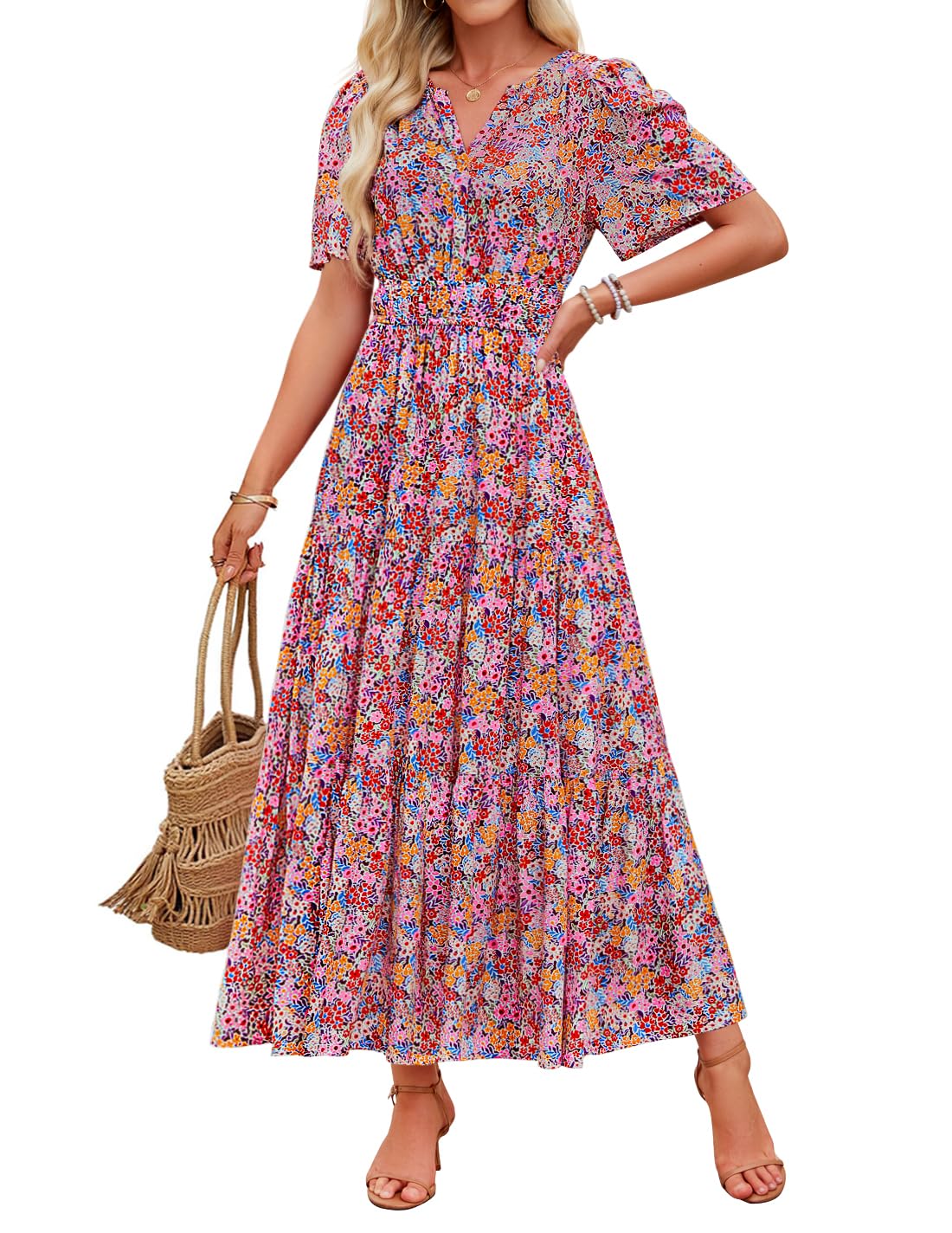 Floral Maxi Dress Sophie Laurie Summer Comfort