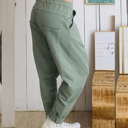 Relaxed Fit Sophie Laurie Cotton Harem Pants