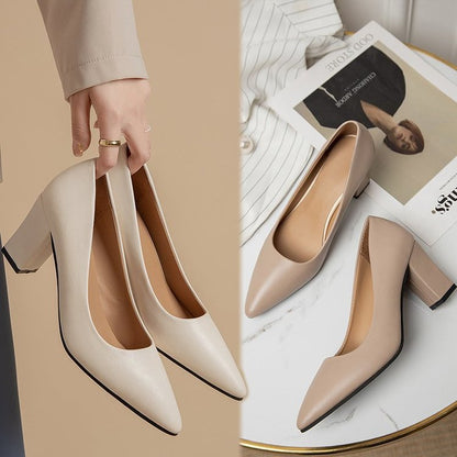 Chic Pointed High Heels by Sophie Laurie
