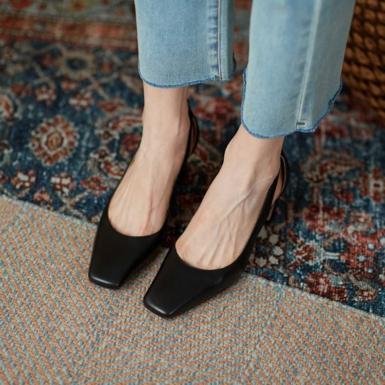 Elegant Block Heel Pumps by Sophie Laurie