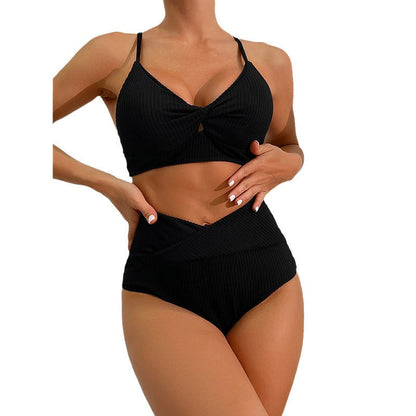 Chic Stripe Sophie Laurie Bikini Two-Piece Swimsuit