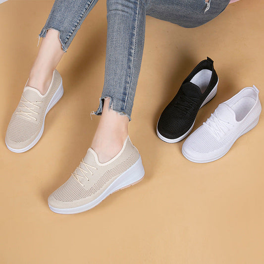 Breathable Mesh Platform Wedges by Sophie Laurie